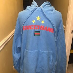 Gucci Band Blue Hoodie